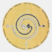 Slangengeneesmiddel 1 ronde sticker (Voorkant)