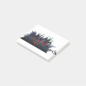 slangengras rood zwart reptiel post-it® notes (Schuin)