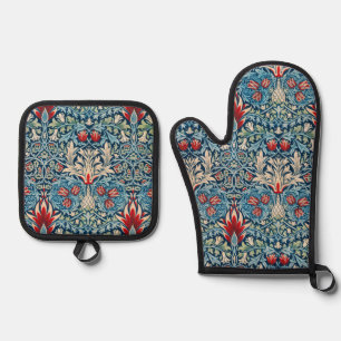Slangenhoofd, William Morris Ovenwant & Pannenlap Set