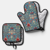 Slangenhoofd, William Morris Ovenwant & Pannenlap Set (Voorkant / Achterkant)