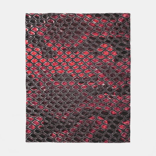 Slangenhuid: abstracte achtergrond. fleece deken (Voorkant)