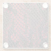 Slangenhuid: abstracte achtergrond. glazen onderzetter (Achterkant)