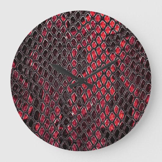 Slangenhuid: abstracte achtergrond. grote klok (Voorkant)