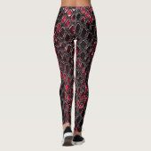 Slangenhuid: abstracte achtergrond. leggings (Achterkant)