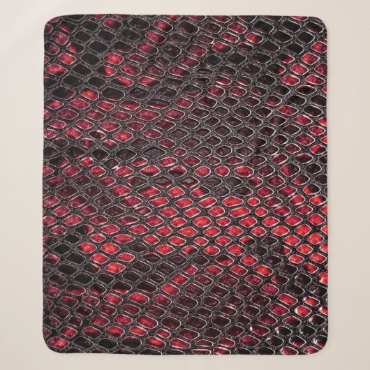 Slangenhuid: abstracte achtergrond. sherpa deken (Voorkant)