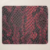 Slangenhuid: abstracte achtergrond. sherpa deken (Voorkant (horizontaal))