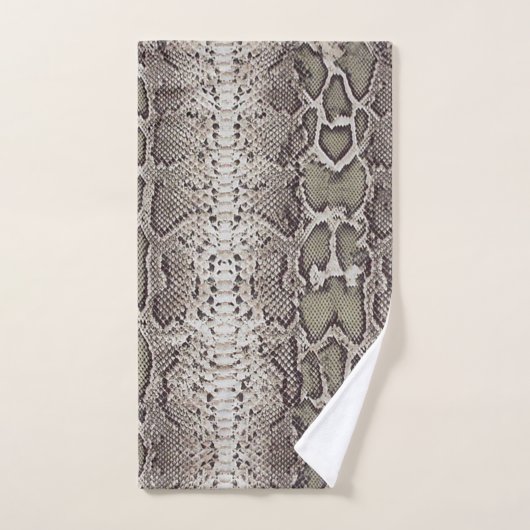 Slangenhuid Dierenprint Handdoek (Handdoek)
