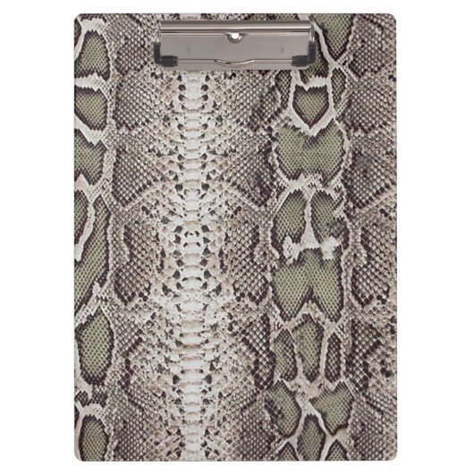 Slangenhuid Dierprint Klembord (Voorkant)