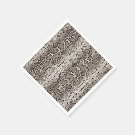 Slangenhuid Dierprint Servet (Hoek)