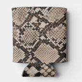 Slangenhuid: gestructureerde achtergrond. blikjeskoeler (Achterkant)