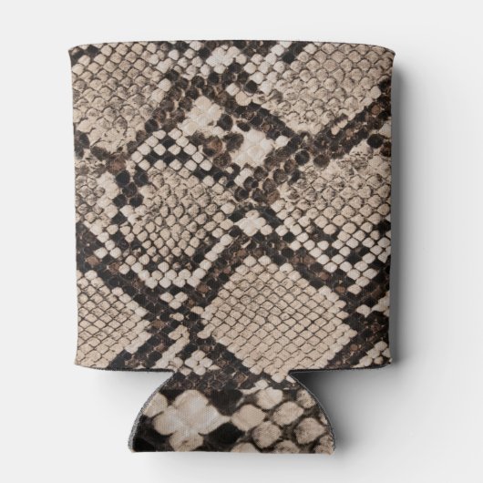 Slangenhuid: gestructureerde achtergrond. blikjeskoeler (Achterkant)