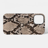 Slangenhuid: gestructureerde achtergrond. iPhone hoesje (Achterkant horizontaal)