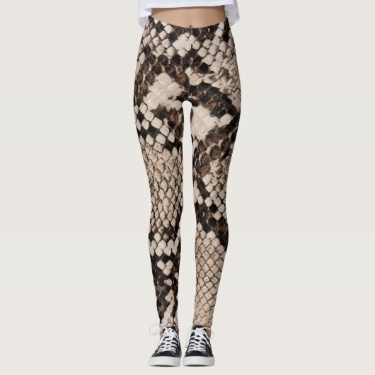 Slangenhuid: gestructureerde achtergrond. leggings (Voorkant)