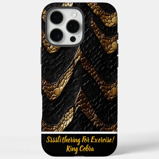 Slangenhuid: ingewikkeld zwart en goud Case-Mate iPhone case (Achterkant)