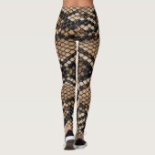 Slangenhuid  leggings (Achterkant)