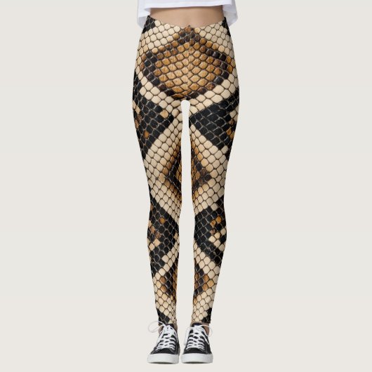 Slangenhuid  leggings (Voorkant)