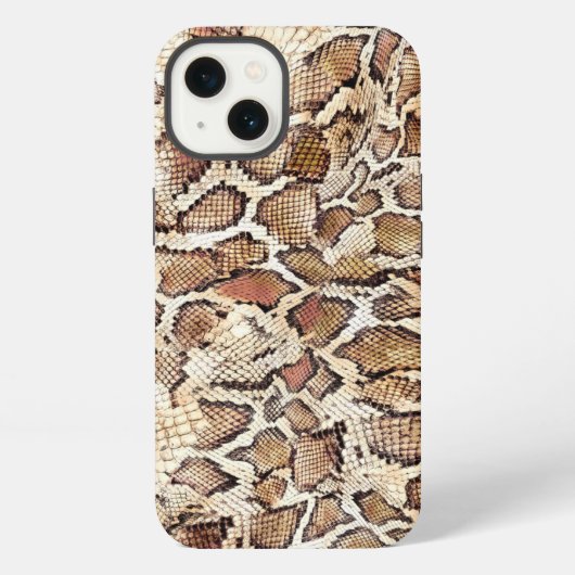 Slangenhuid Ontwerp iPhone Hoesje (Achterkant)