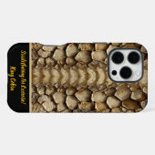 Slangenhuid patroon detail iPhone hoesje (Achterkant horizontaal)