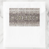 Slangenhuid Rechthoekige Stickers (Tas)