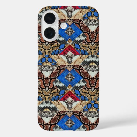 Slangenhuidpatroon Case-Mate iPhone case (Achterkant)