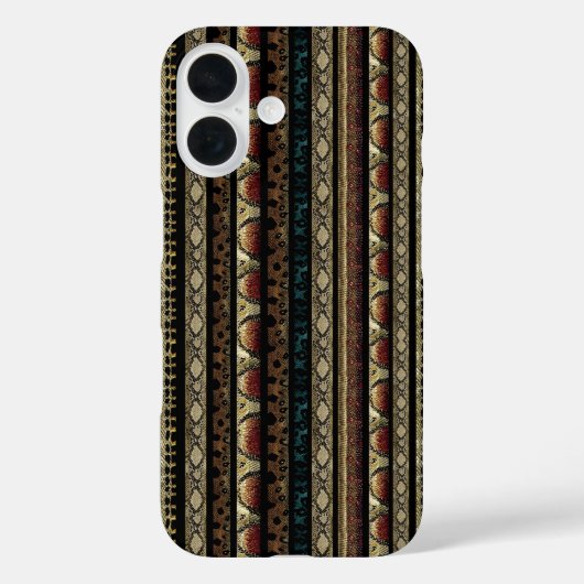 Slangenhuidpatroon Case-Mate iPhone Case (Achterkant)
