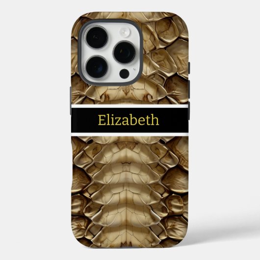 Slangenhuidpatroon detail Case-Mate iPhone case (Achterkant)