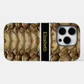 Slangenhuidpatroon detail Case-Mate iPhone case (Achterkant (horizontaal))
