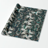 Slangenhuidpatroon Inpakpapier (Uitgerold)