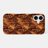 Slangenhuidpatroon iPhone 16 Hoesje (Achterkant horizontaal)