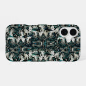 Slangenhuidpatroon iPhone 16 Hoesje (Achterkant horizontaal)