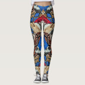 Slangenhuidpatroon leggings (Voorkant)