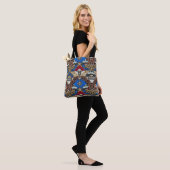 Slangenhuidpatroon Tote Bag (Op model)