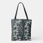 Slangenhuidpatroon Tote Bag (Achterkant)