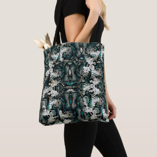 Slangenhuidpatroon Tote Bag