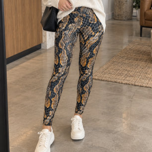 Slangenhuidprint Leggings