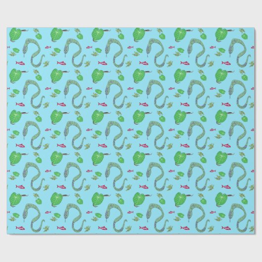 slangeninpakpapier cadeaupapier (Vlak)