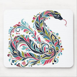 Slangenjaar 2025: geluk en voorspoed omarmen muismat