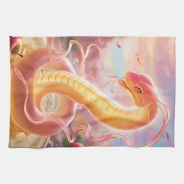 Slangenjaar 2025: geluk en voorspoed omarmen theedoek