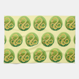 Slangenjaar 2025: geluk en voorspoed omarmen theedoek