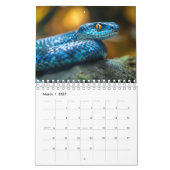 Slangenkalender 2027 kalender (Mar 2027)