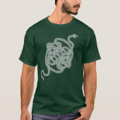 Slangenknoop [wit] t-shirt (Voorkant)