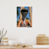Slangenkop ... Boeddhistische hel Poster (Keuken)