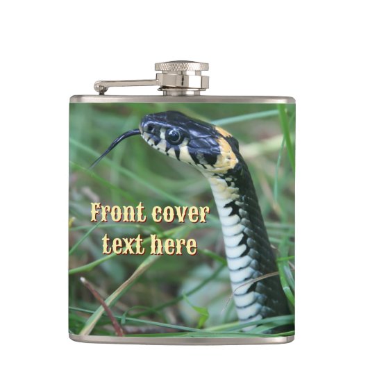 Slangenkop Heupfles (Voorkant)