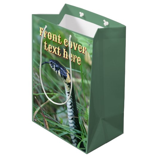 Slangenkop Medium Cadeauzakje (Achterkant Gekanteld)