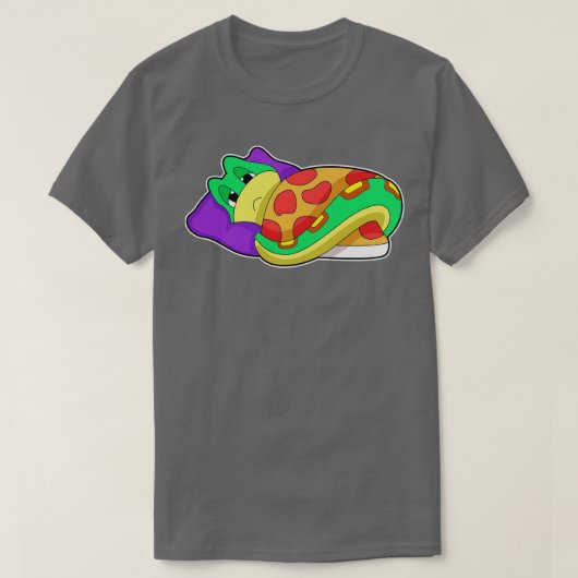 Slangenkussendeken T-shirt (Design voorkant)