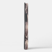 Slangenleer: naadloze bruine textuur Case-Mate iPhone case (Achterkant / Rechts)