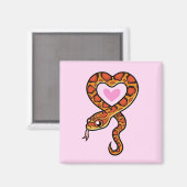 Slangenliefde Magneet (Voorkant / Achterkant)