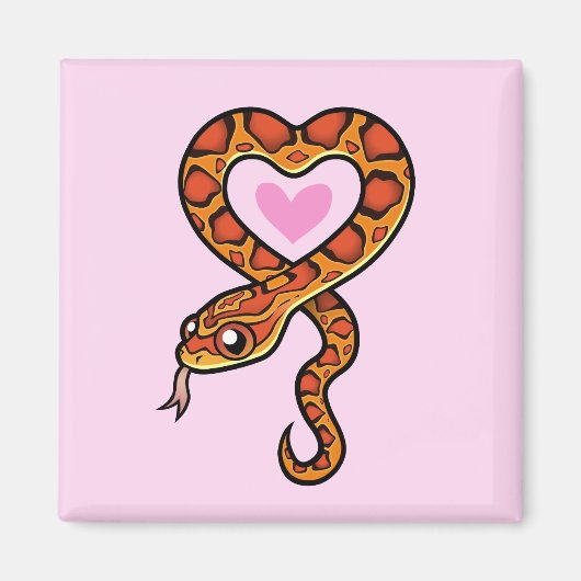 Slangenliefde Magneet (Voorkant)
