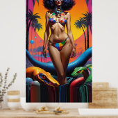 slangenmaskerade poster (Keuken)