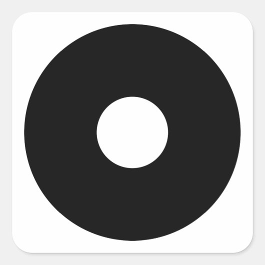 Slangenogen Vierkante Sticker (Voorkant)